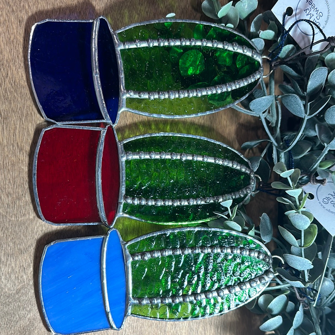 Cactus Stained Glass