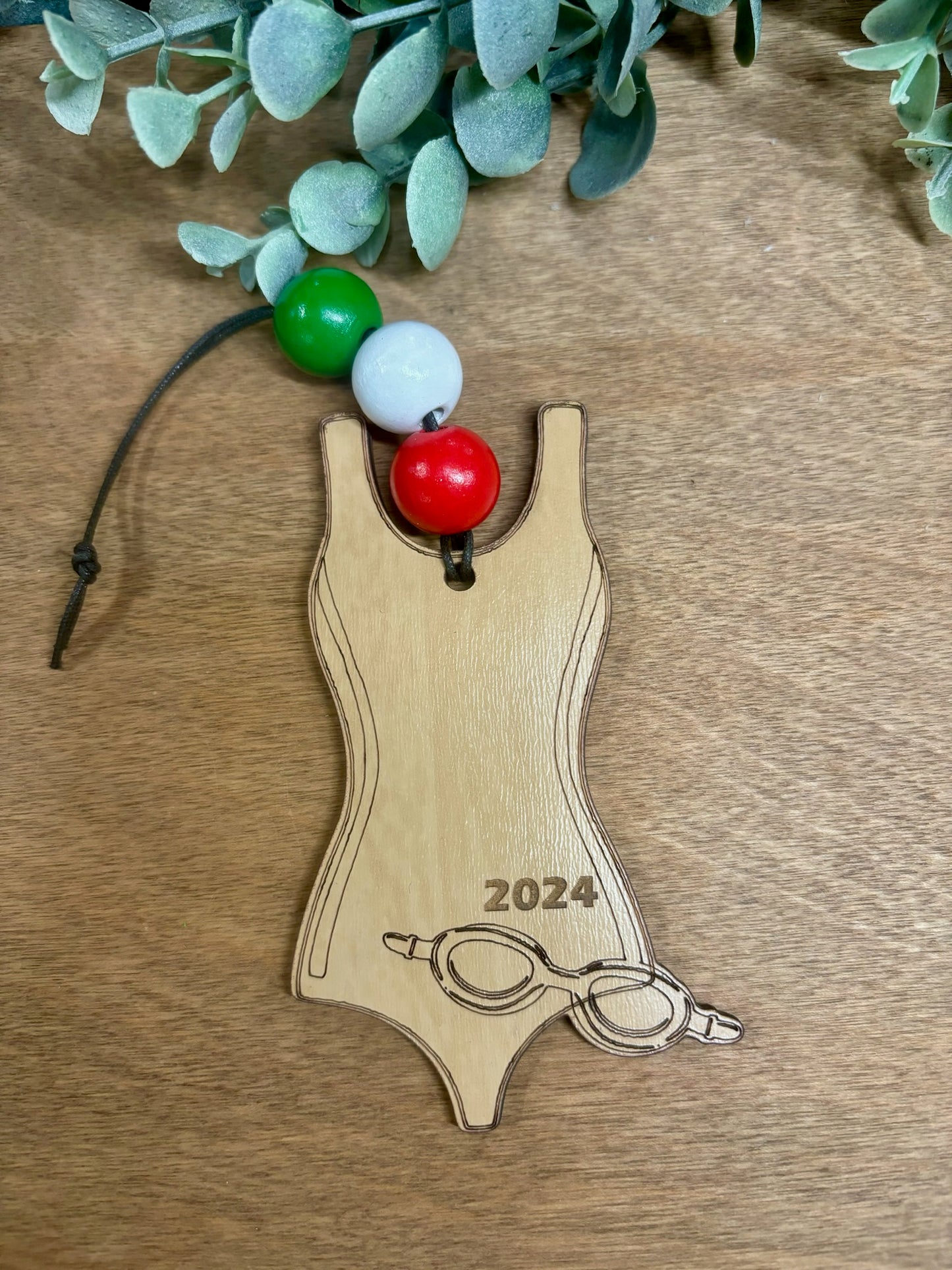 Swimmer Personalized Ornament