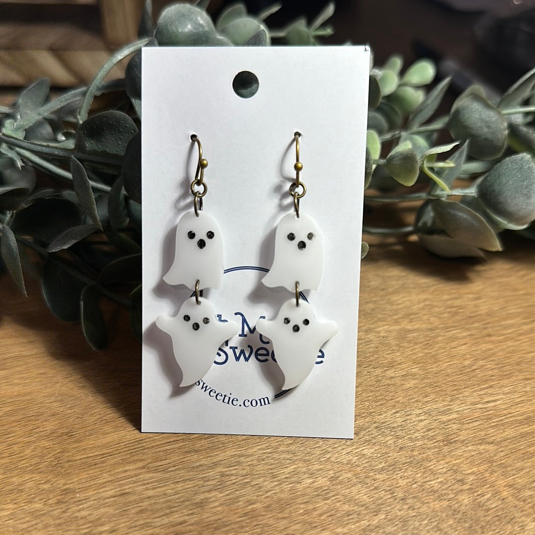 Double Ghost Earrings