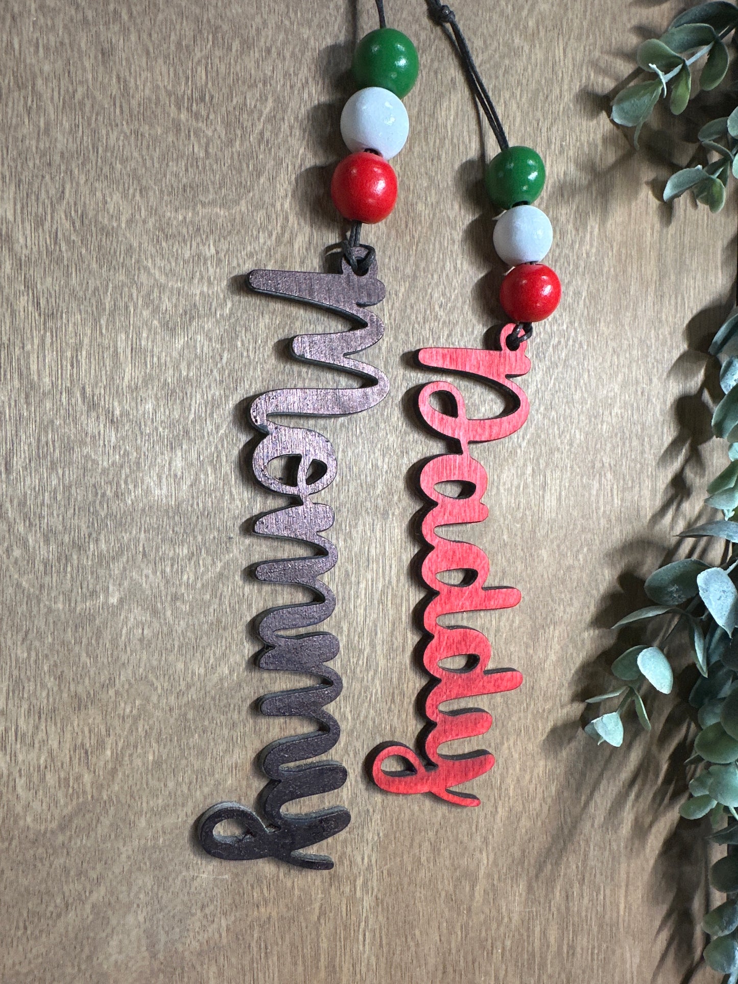 Personalized Name Stocking Tag