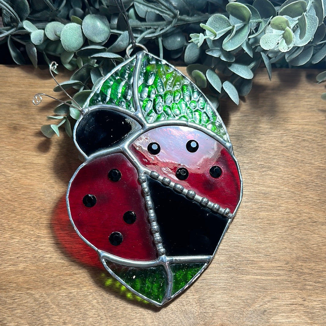 Ladybug Stained Glass