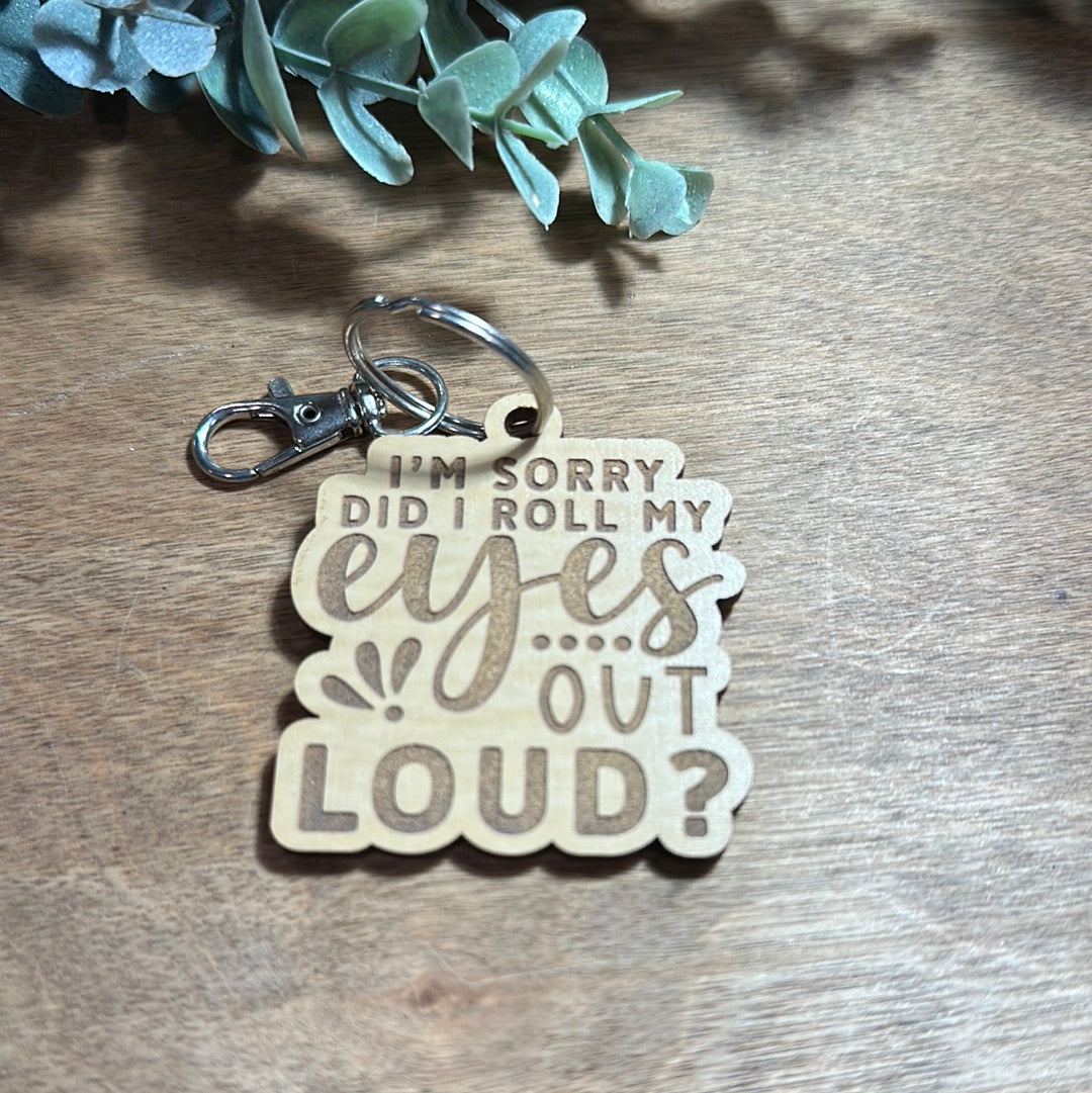“Roll My Eyes” Keychain