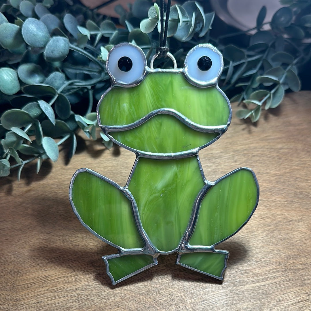 Frog Stained Glass
