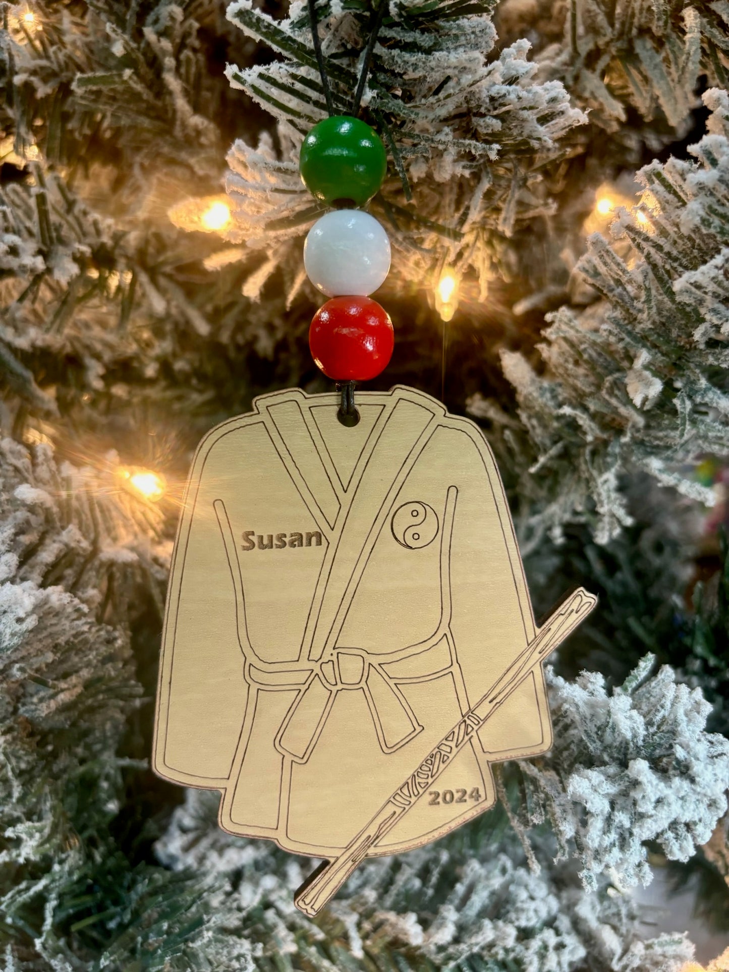 Karate Personalized Ornament