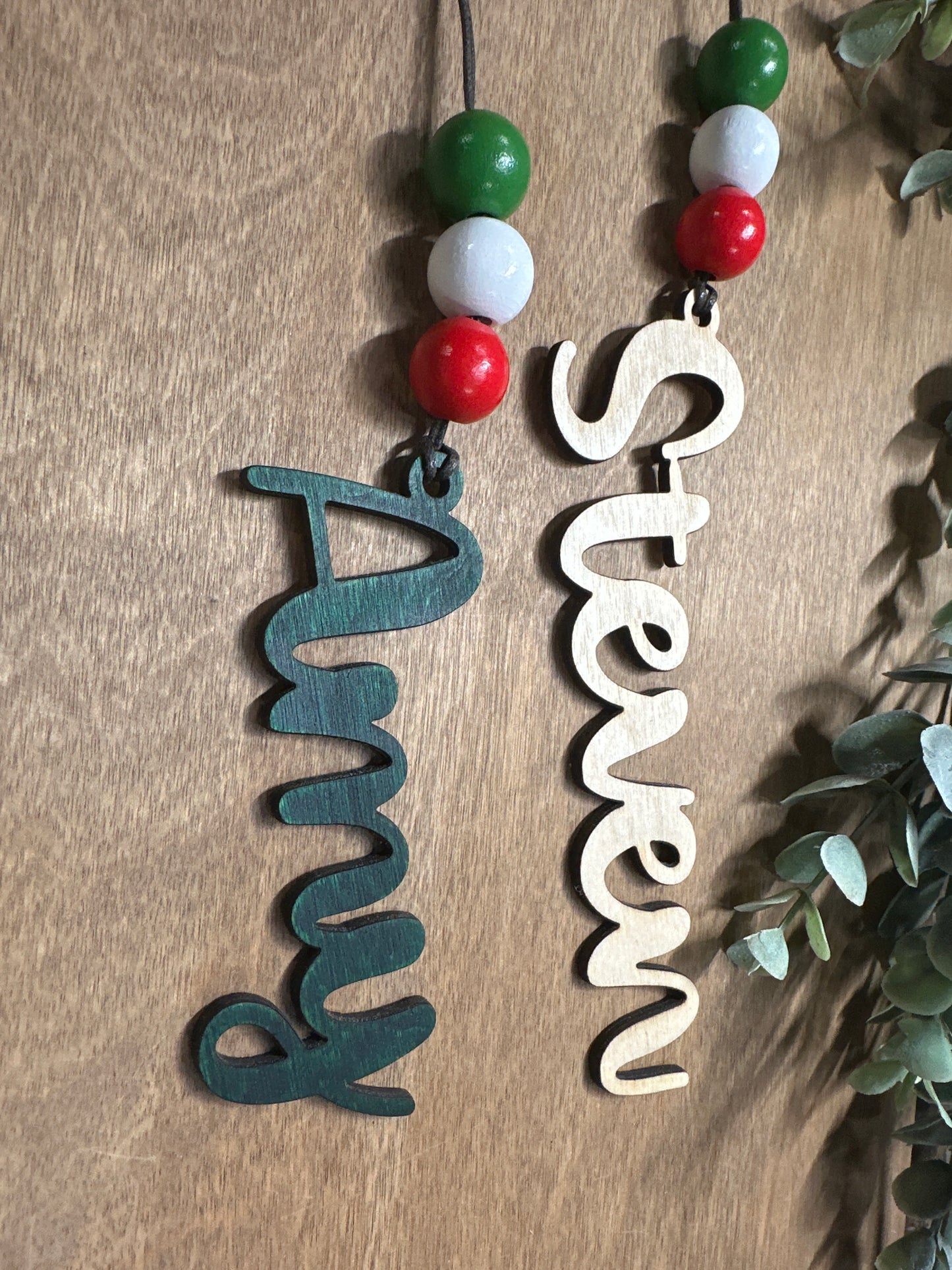 Personalized Name Stocking Tag