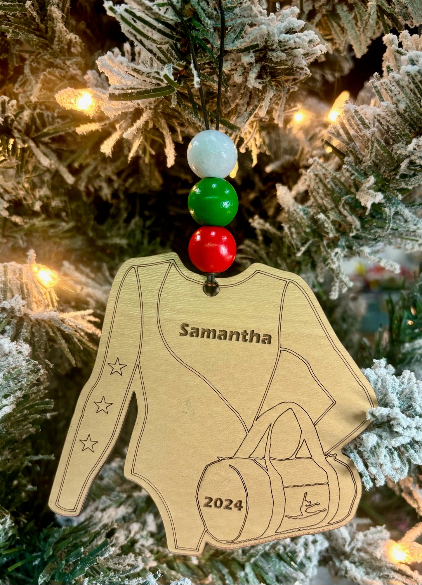 Gymnastics Personalized Ornament