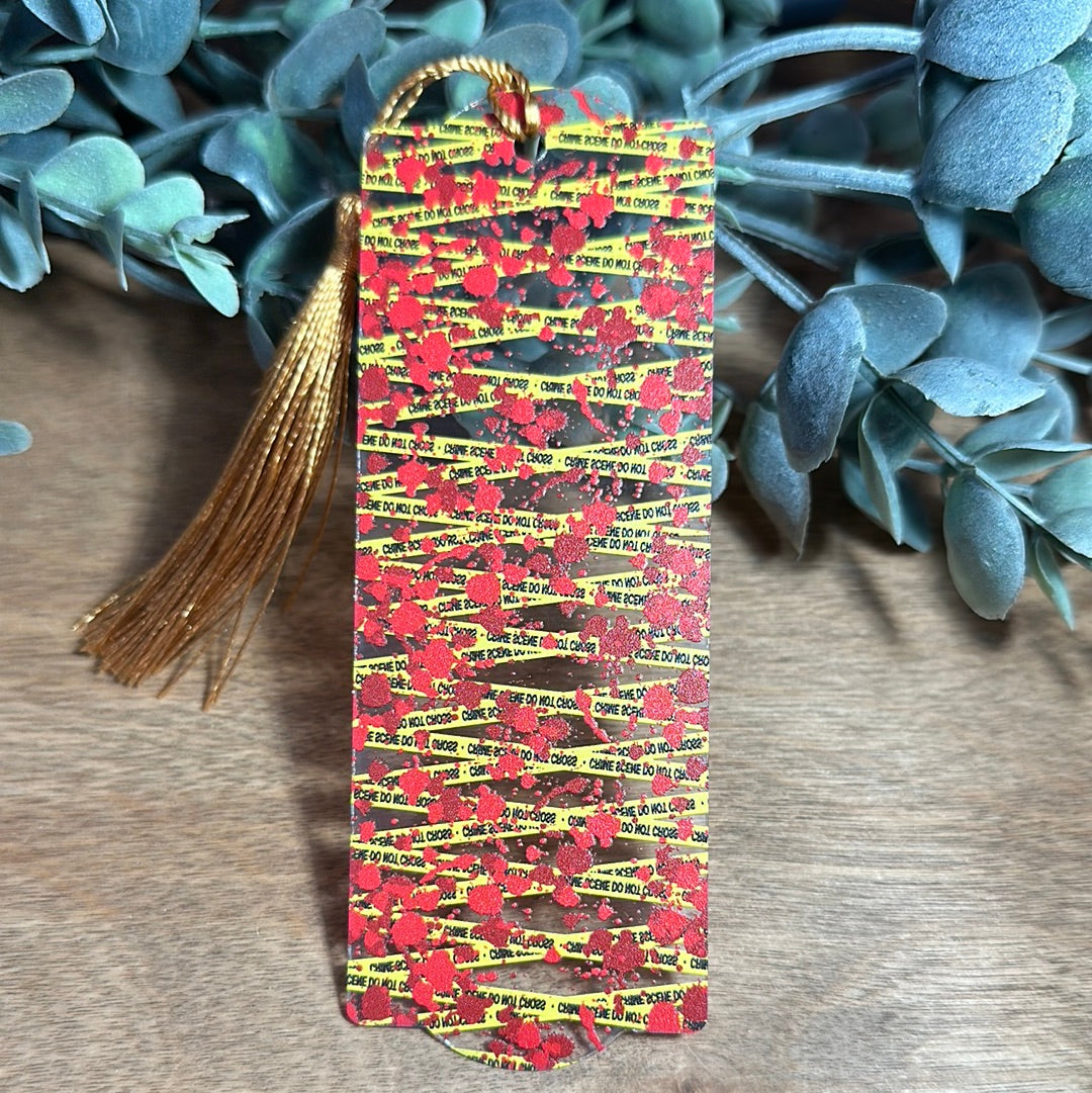 Crime Scene Bookmark