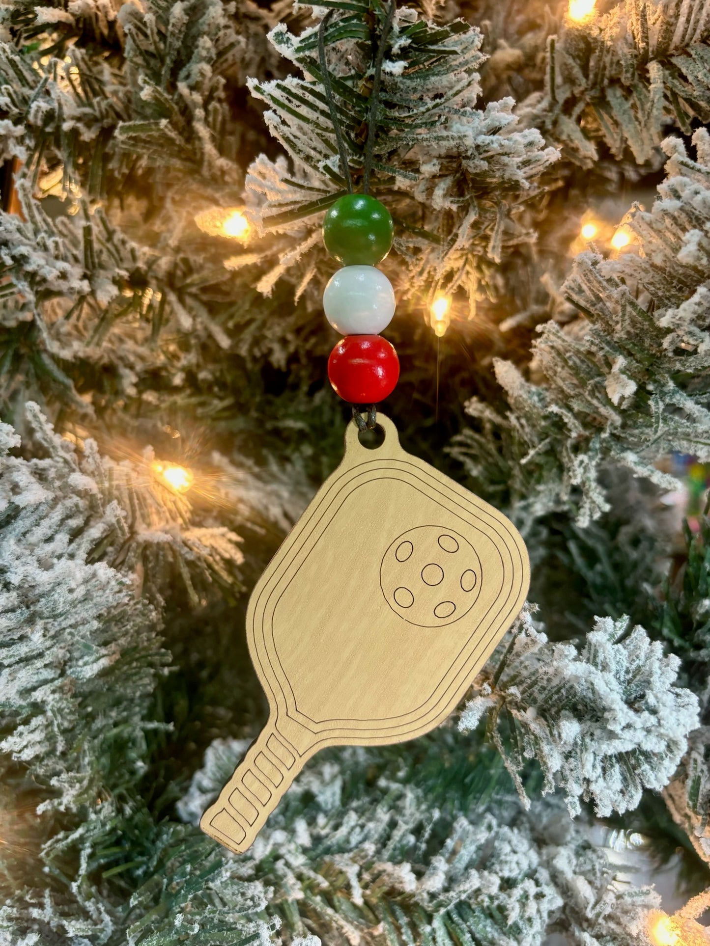 Pickleball Personalized Ornament