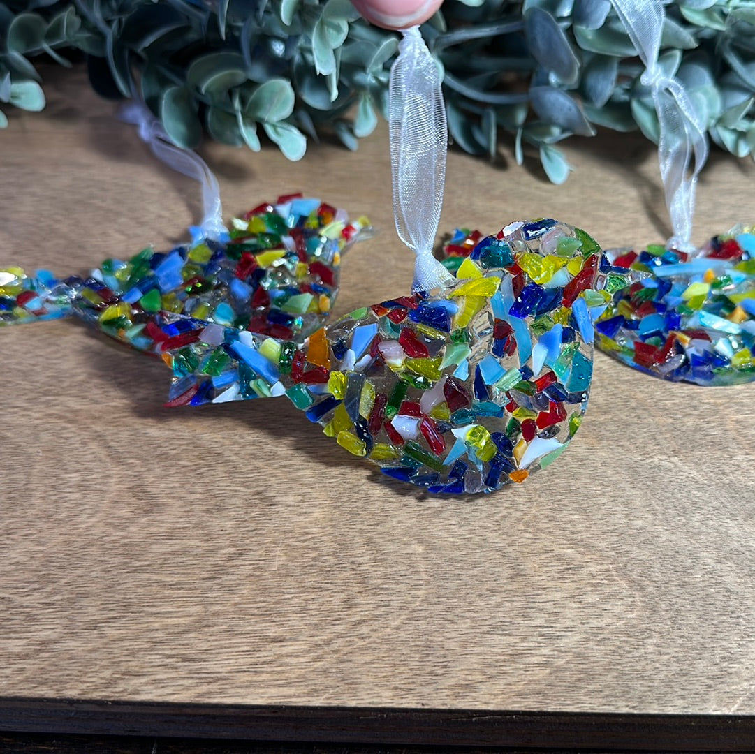 Mosaic Confetti Birds