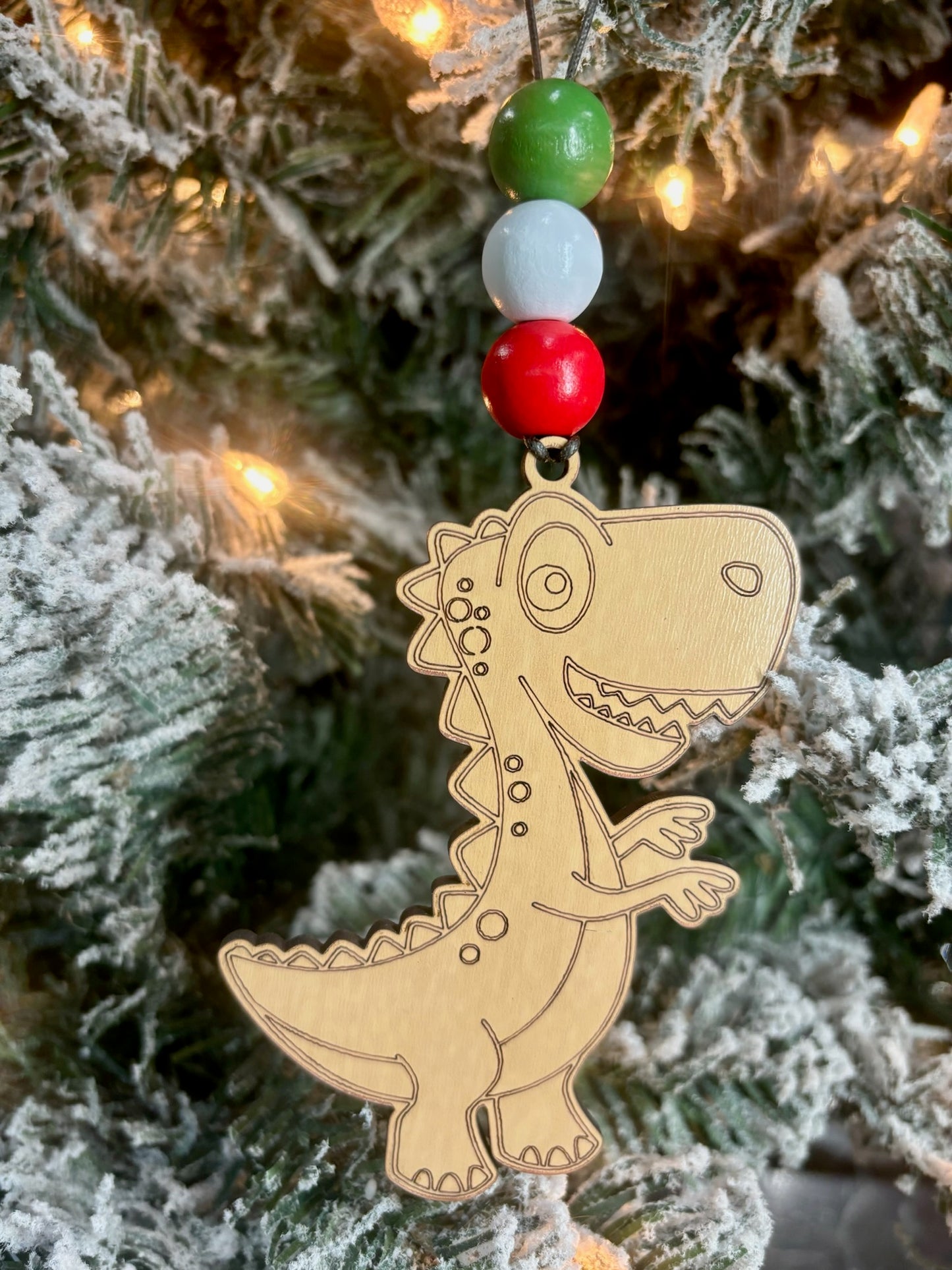 Dinosaur Personalized Ornament