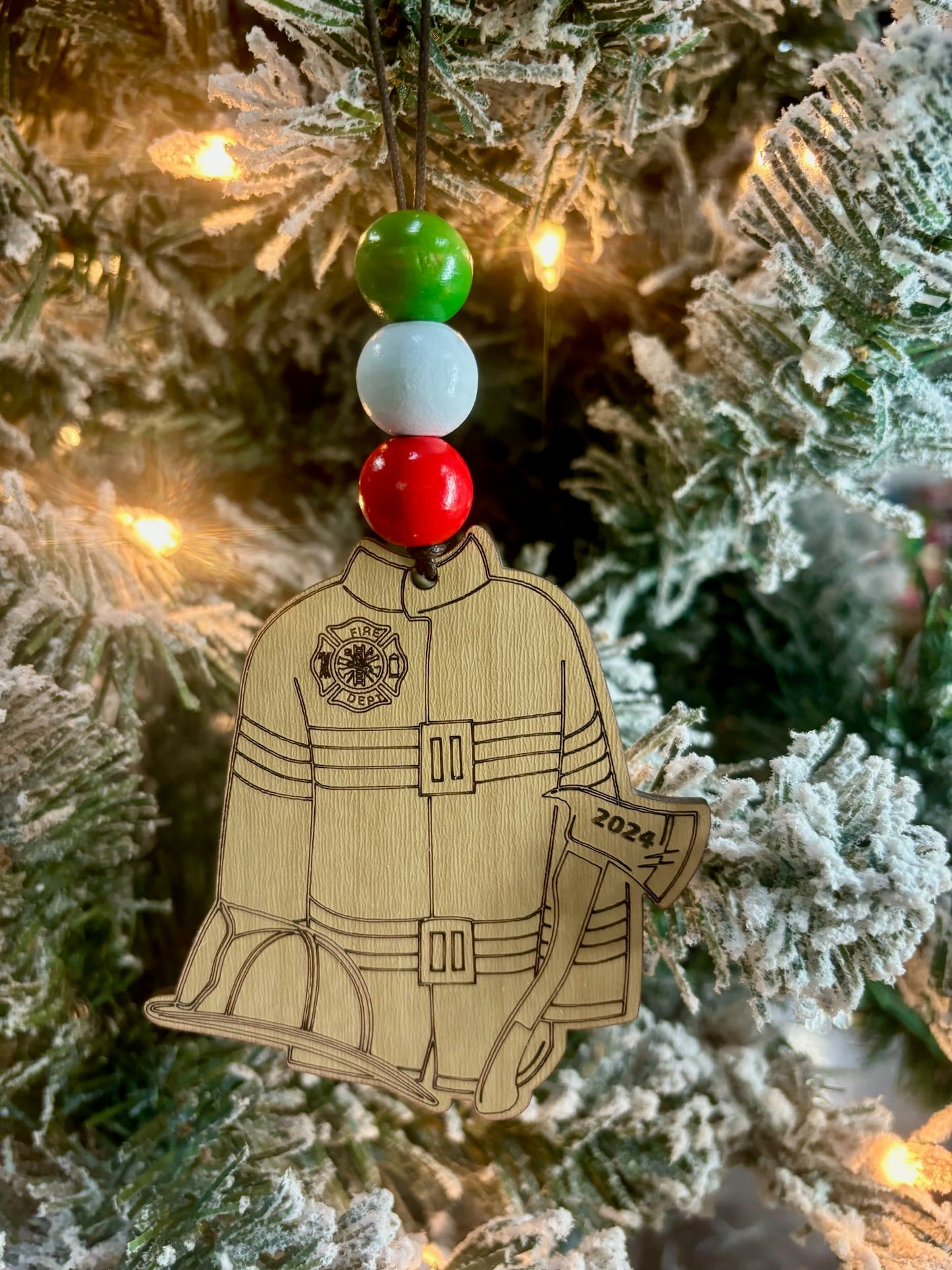 Firefighter Personalized Ornament