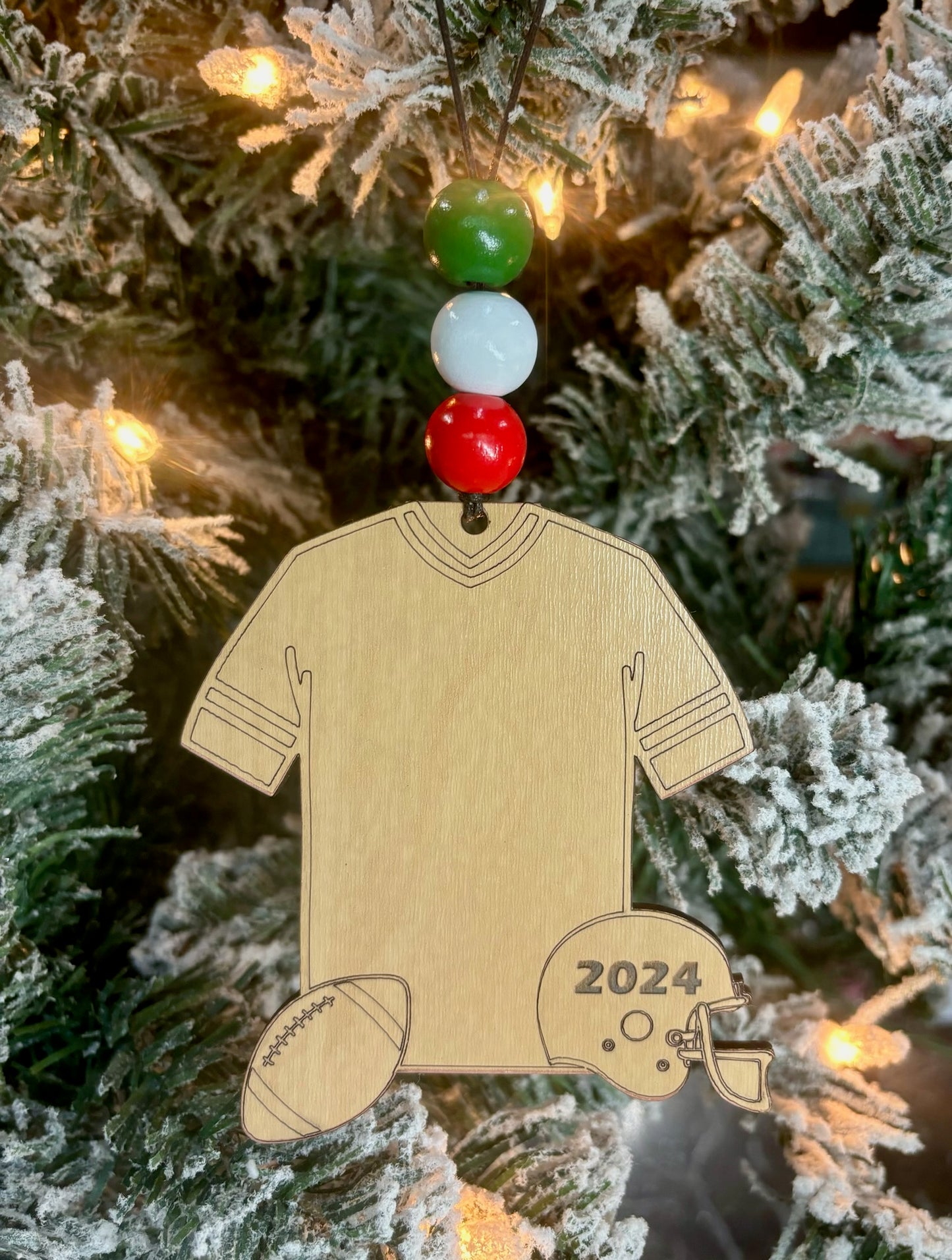Football Personalized Ornament