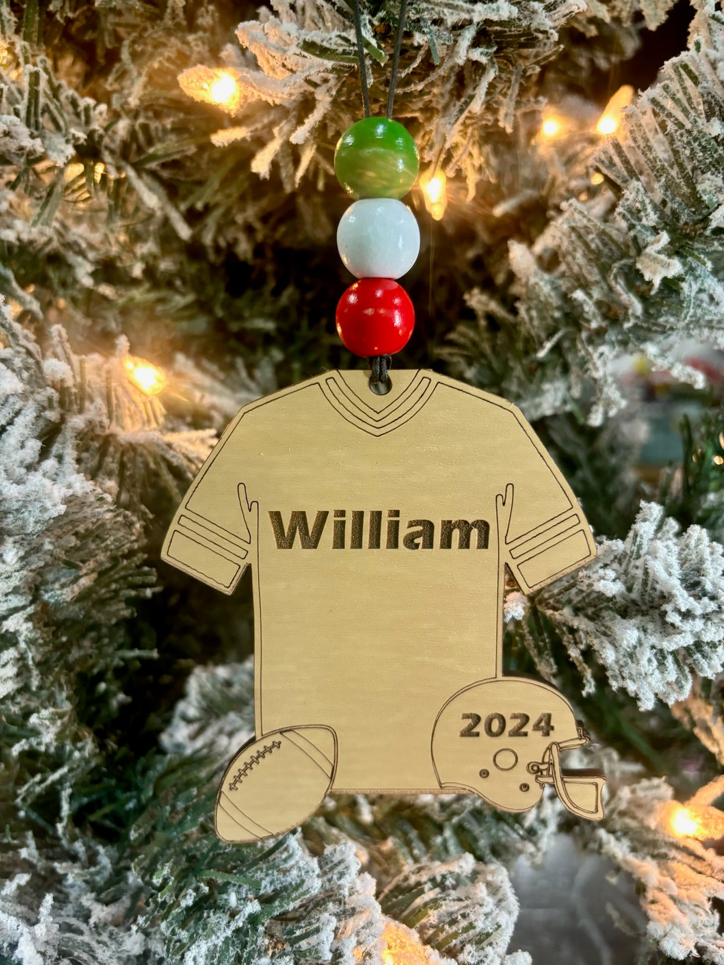 Football Personalized Ornament