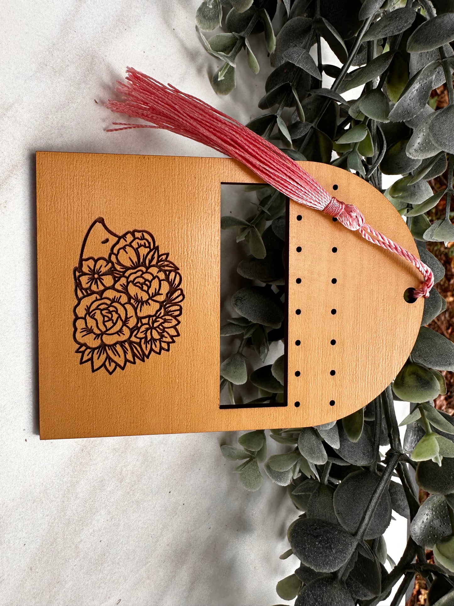 Floral Hedgehog Travel Earring Holder