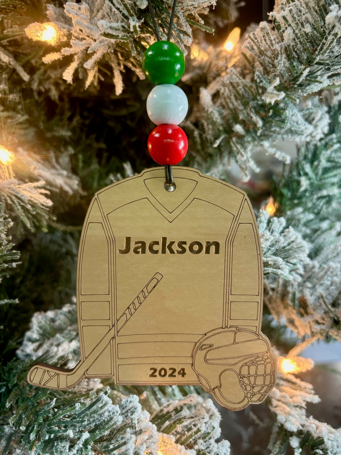 Hockey Personalized Ornament
