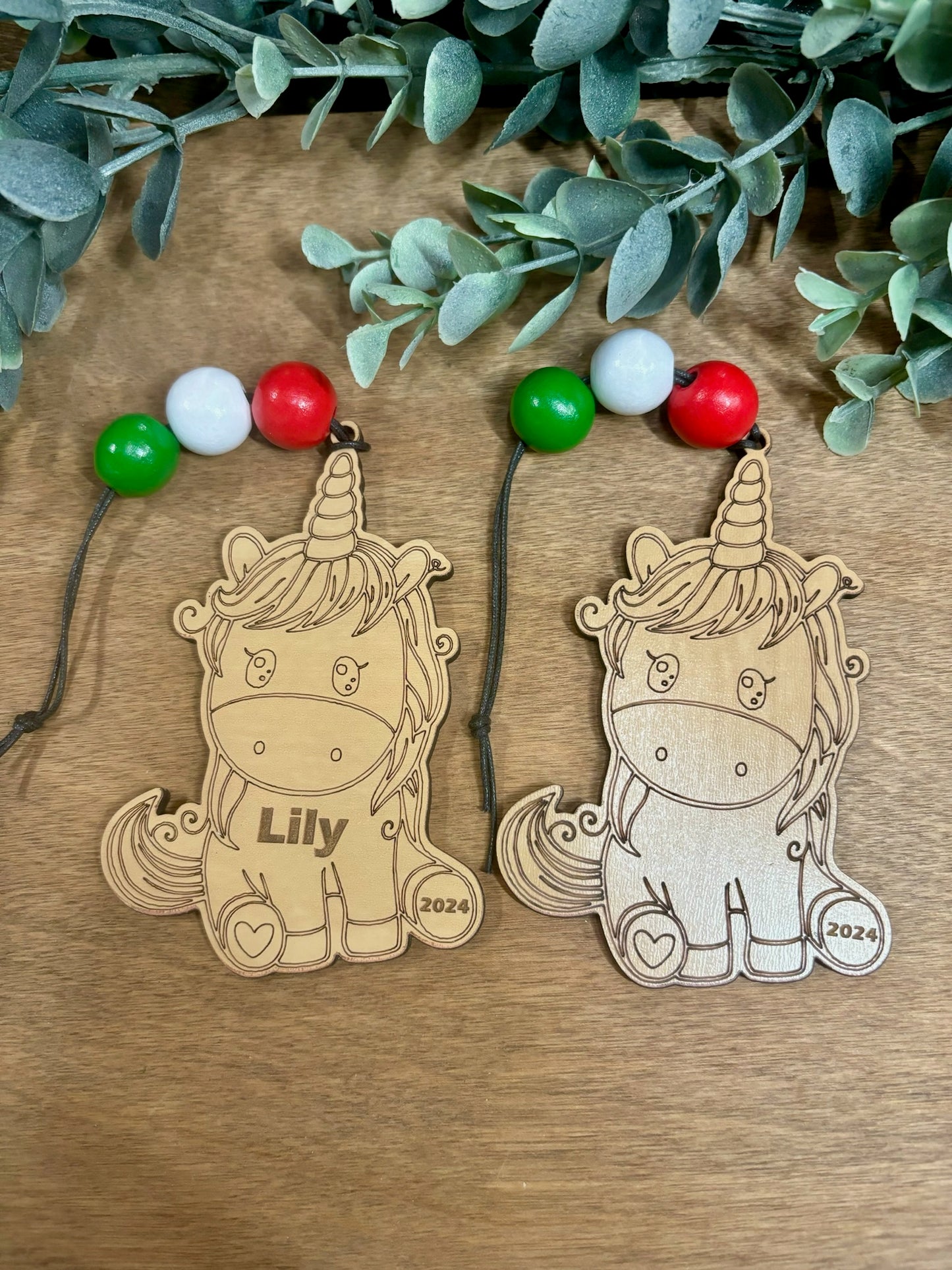 Unicorn Personalized Ornament
