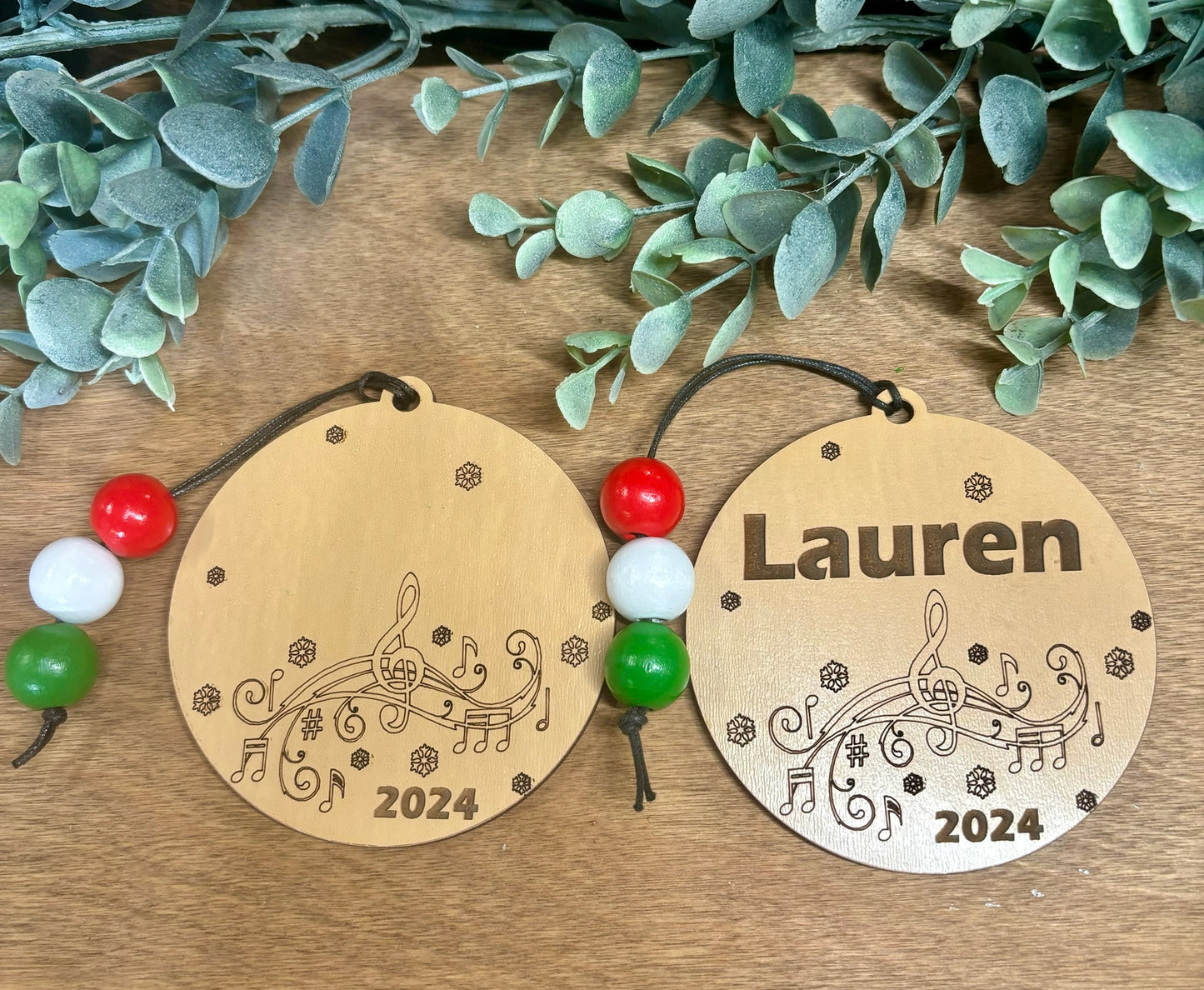 Music Note Personalized Ornament