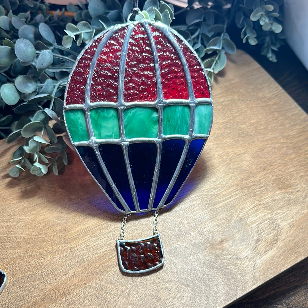 Hot Air Balloon stained glass