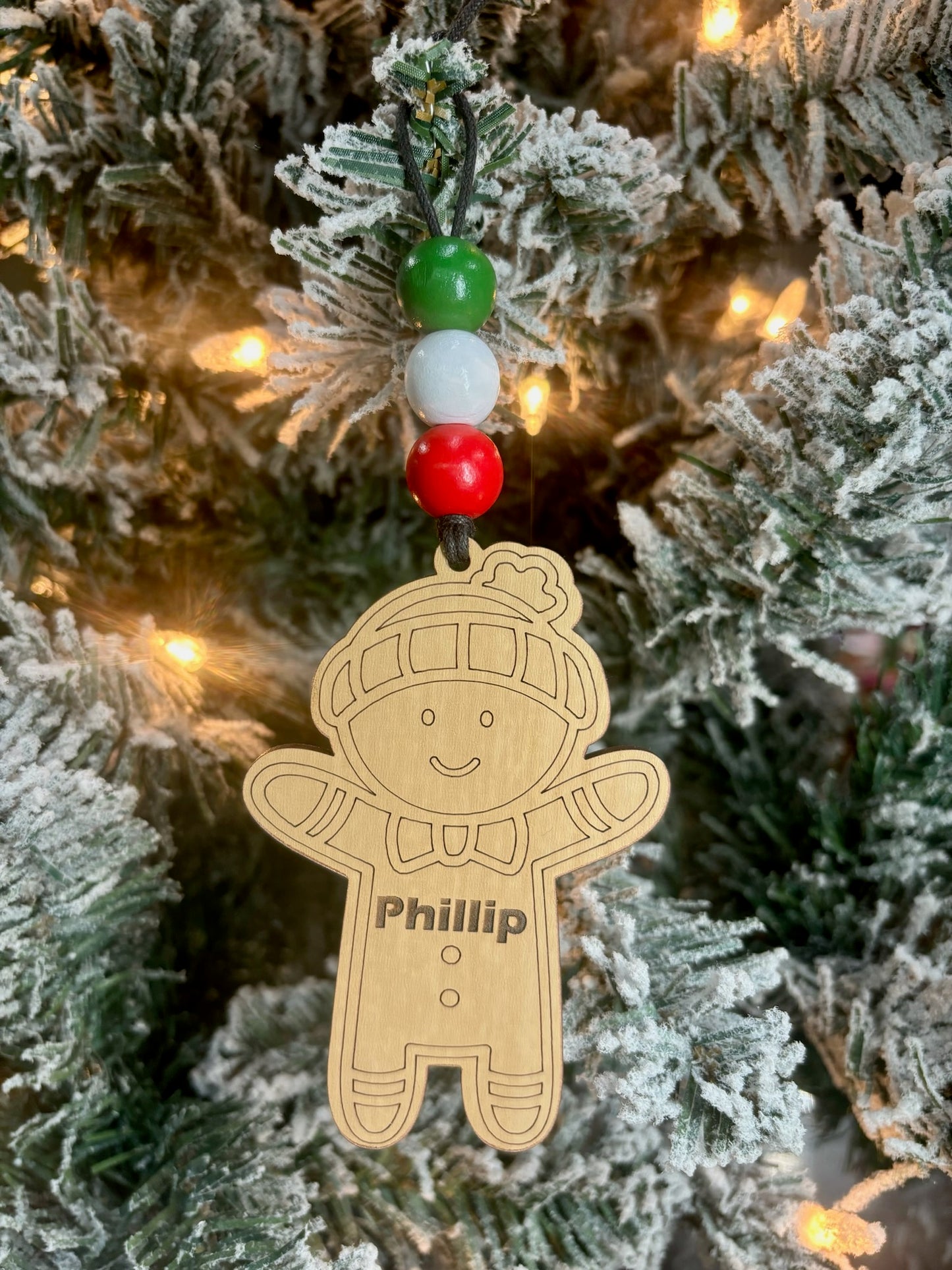 Gingerbread Personalized Ornament