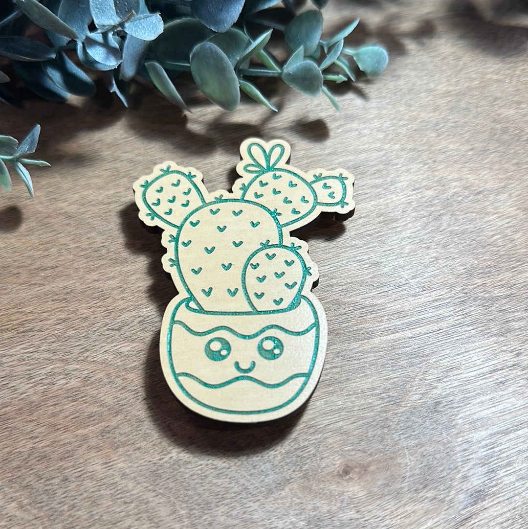 Cactus Heart Magnet