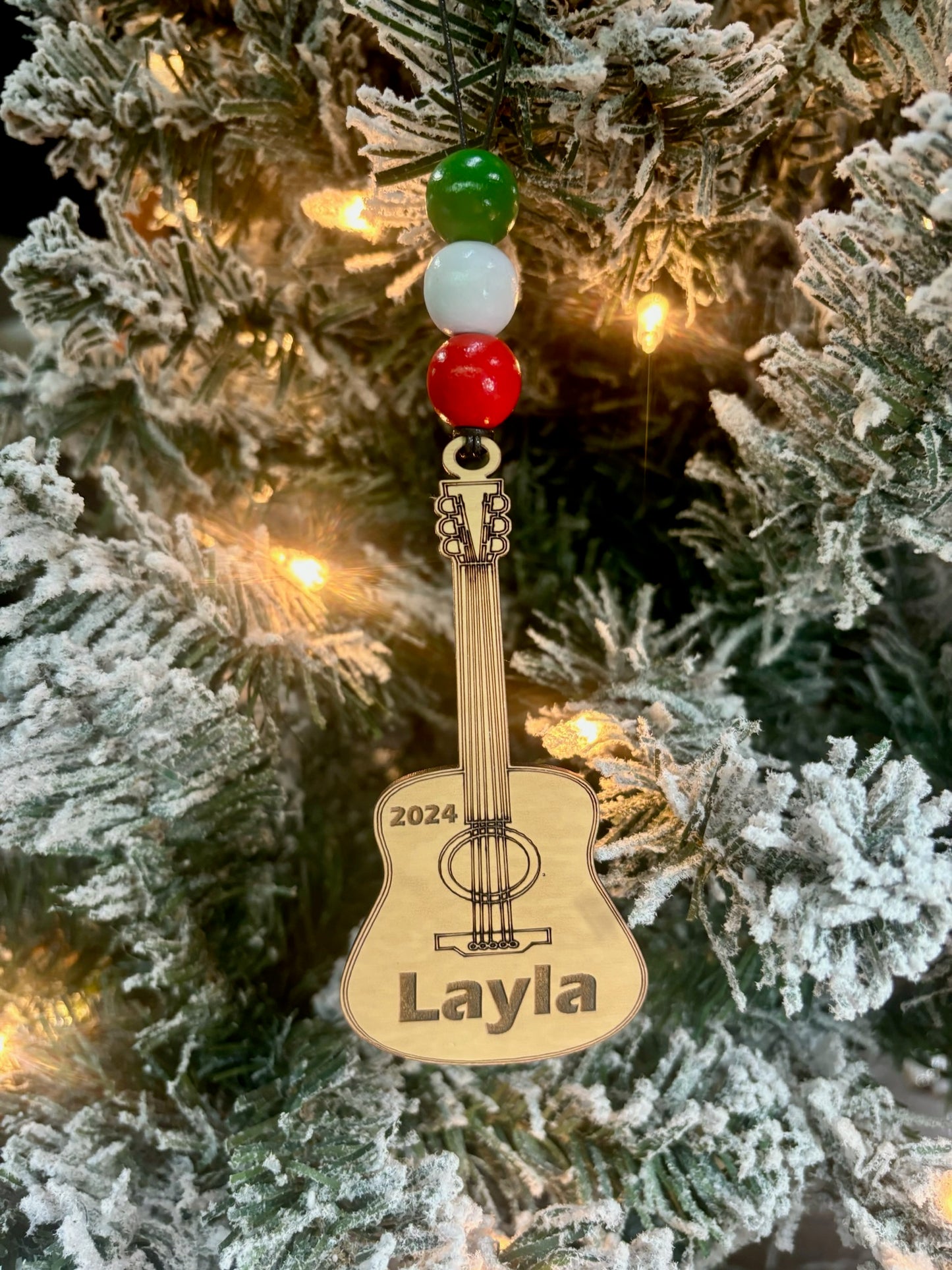 Guitar Personalized Ornament