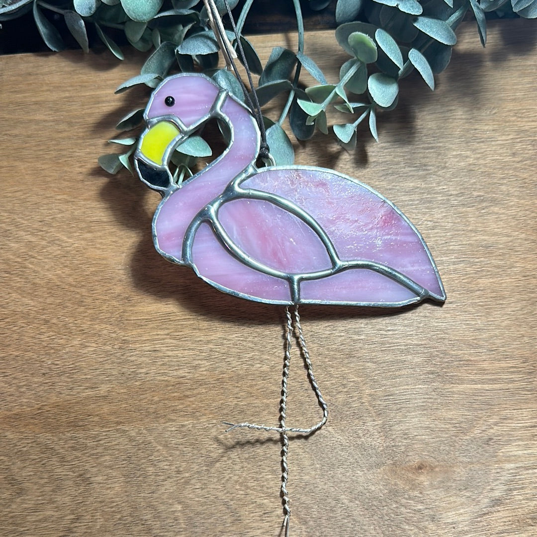 Flamingo Stained Glass