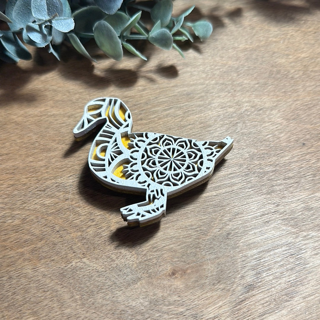 Mandella Duck Magnet