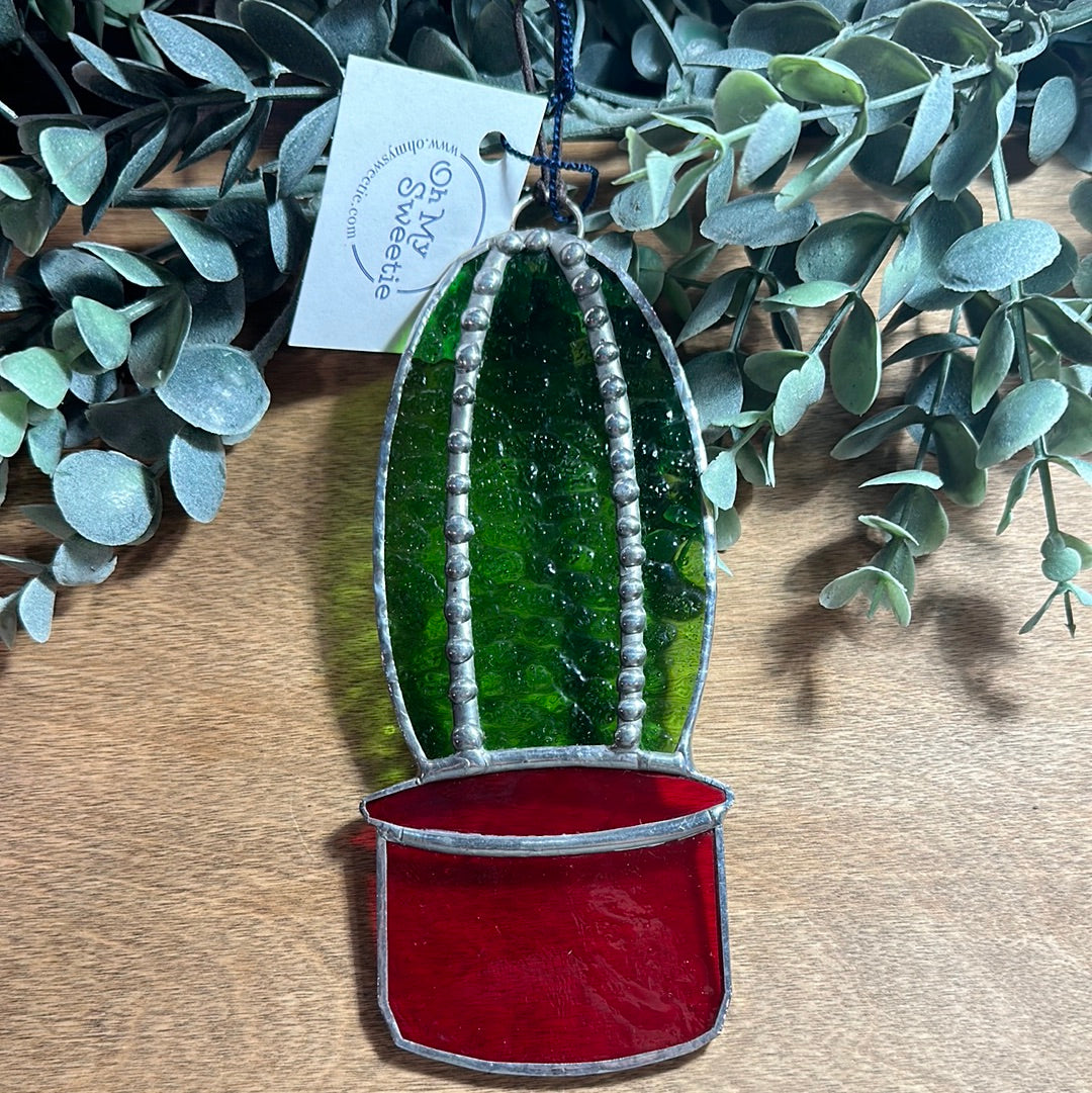 Cactus Stained Glass
