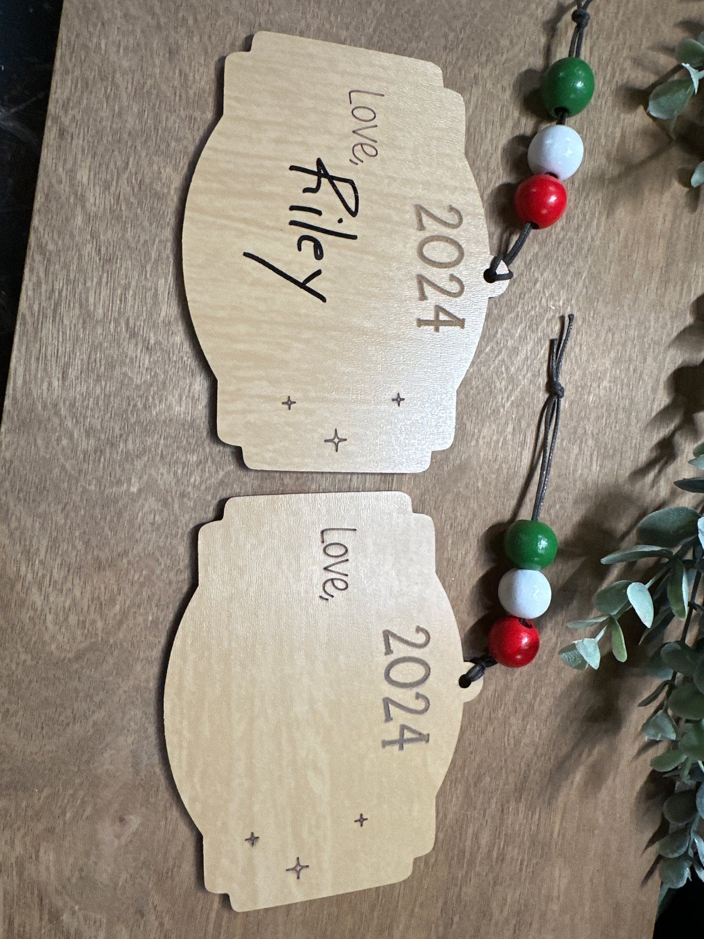 Christmas Want Need Wear Read List Ornament