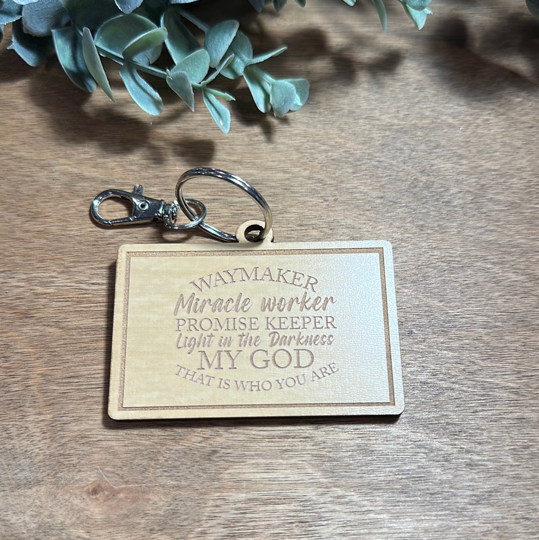 "Waymaker..." Keychain