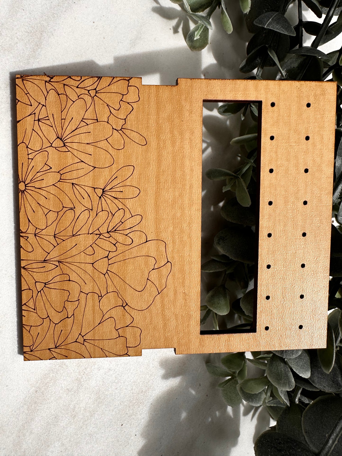 Floral 1 Travel Earring Holder