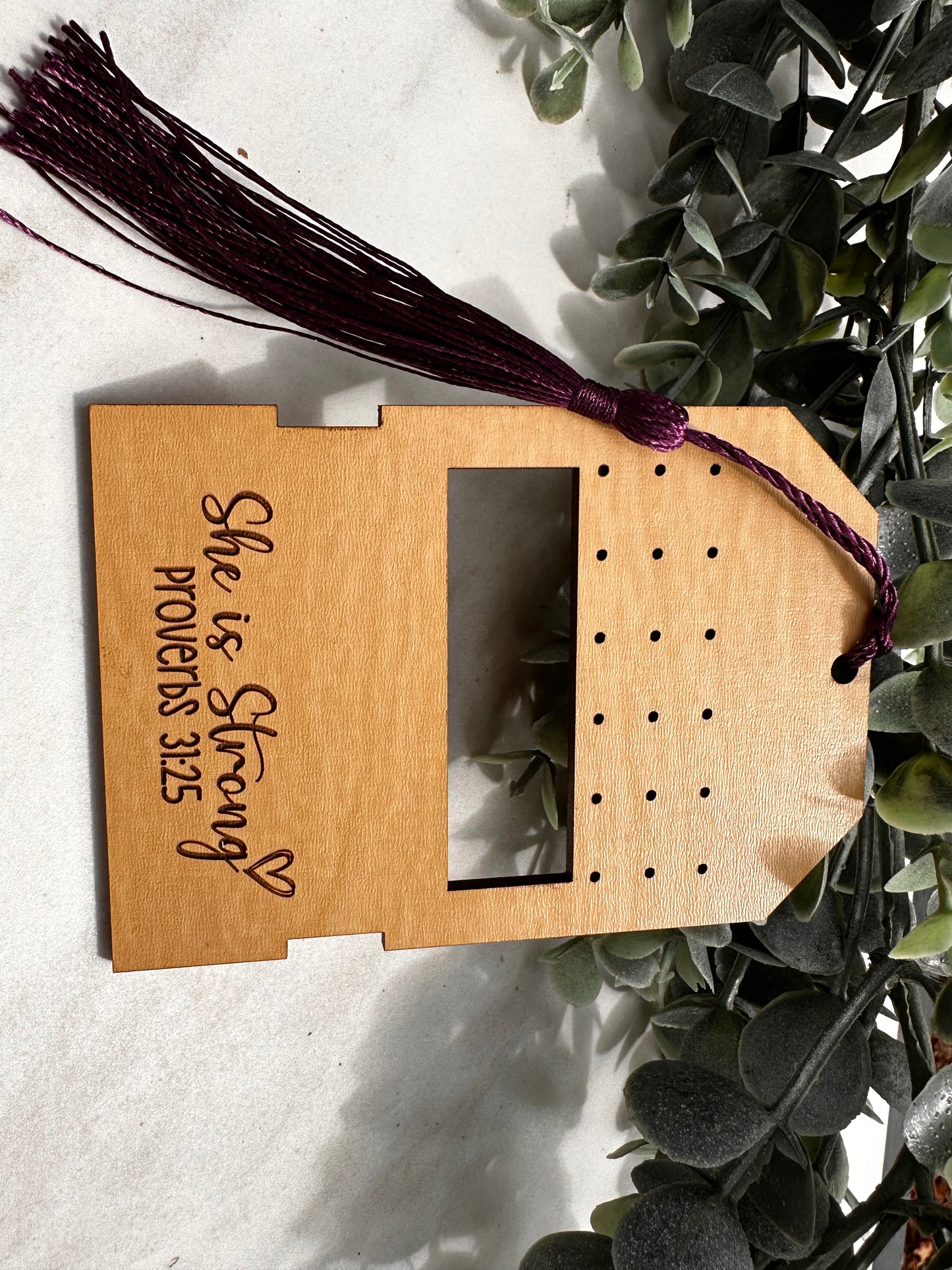 She is strong Travel Earring Holder