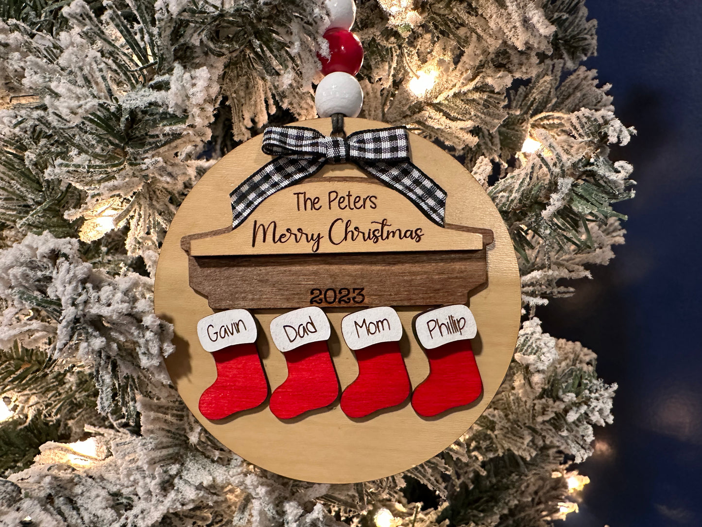 Stocking Personalized Ornament