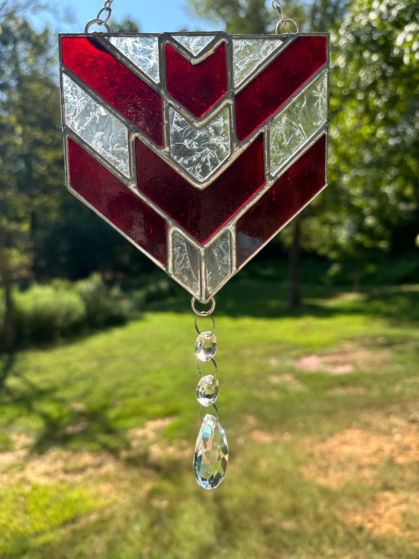 Chevron Geometric Panel