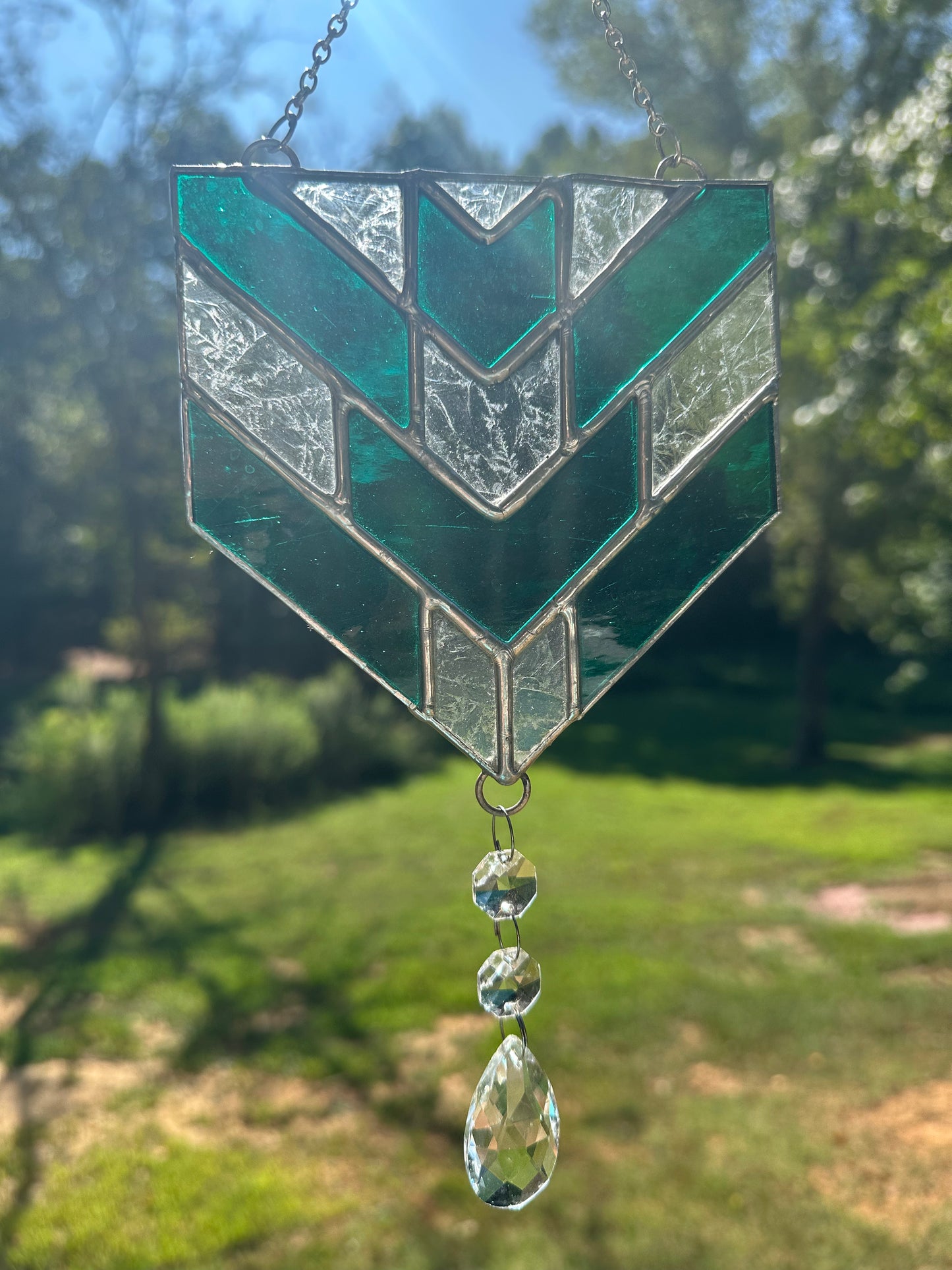Chevron Geometric Panel