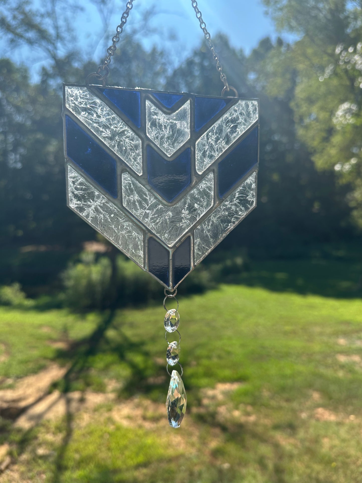 Chevron Geometric Panel
