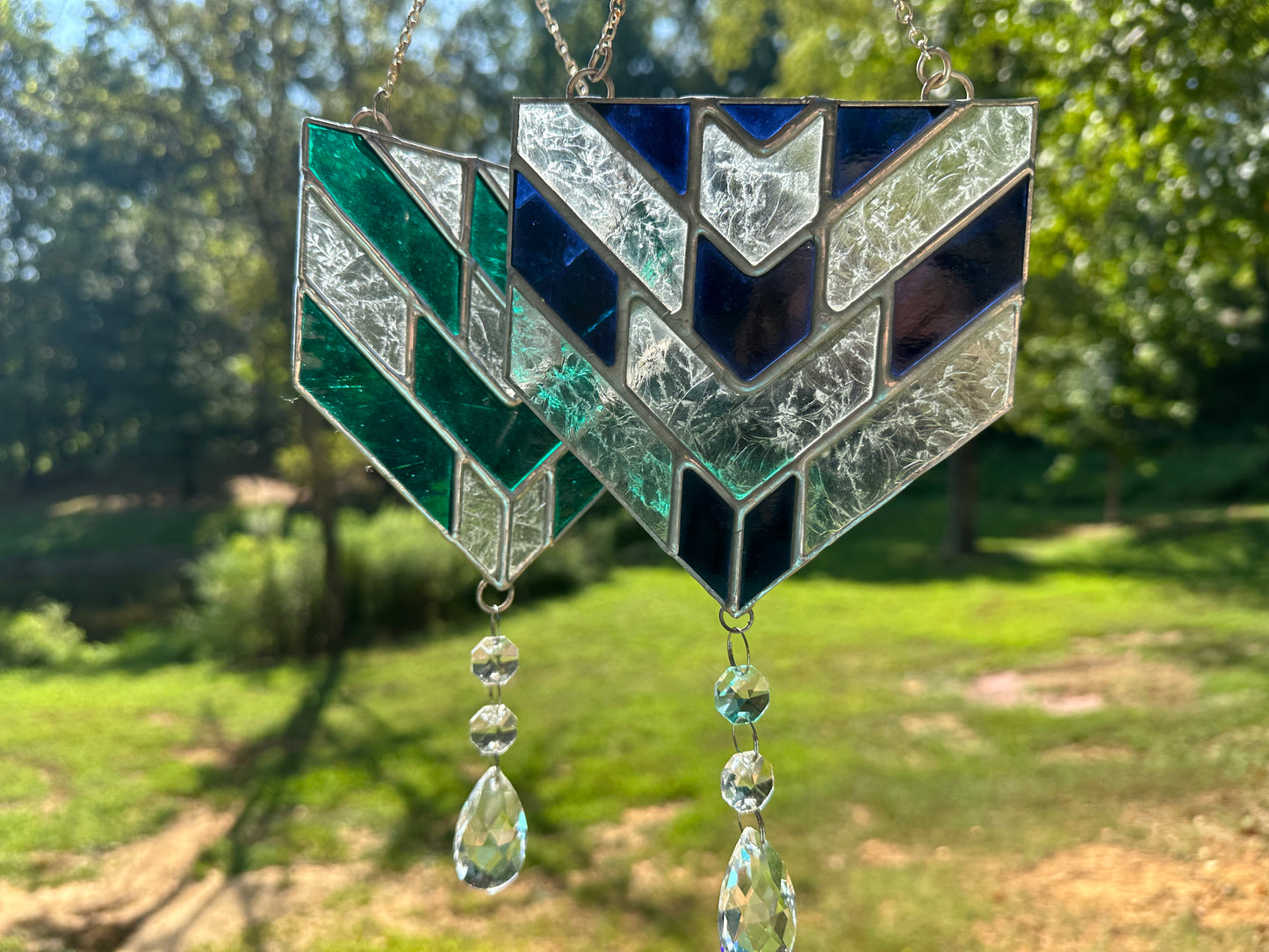 Chevron Geometric Panel