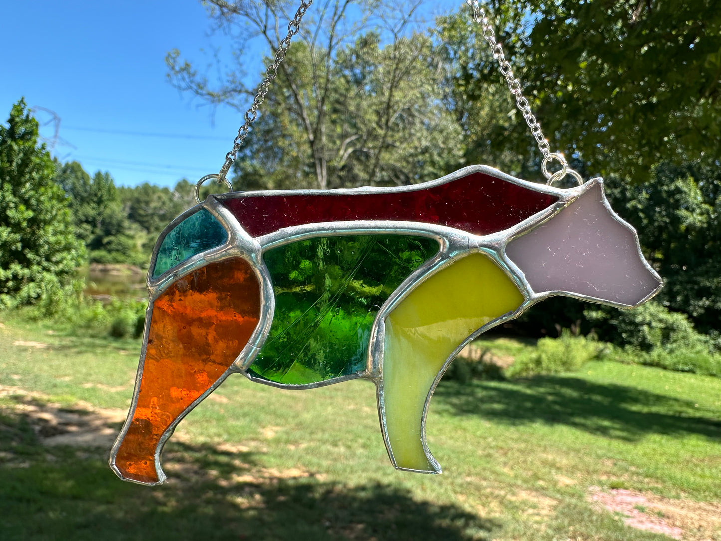 Bear Stained Glass