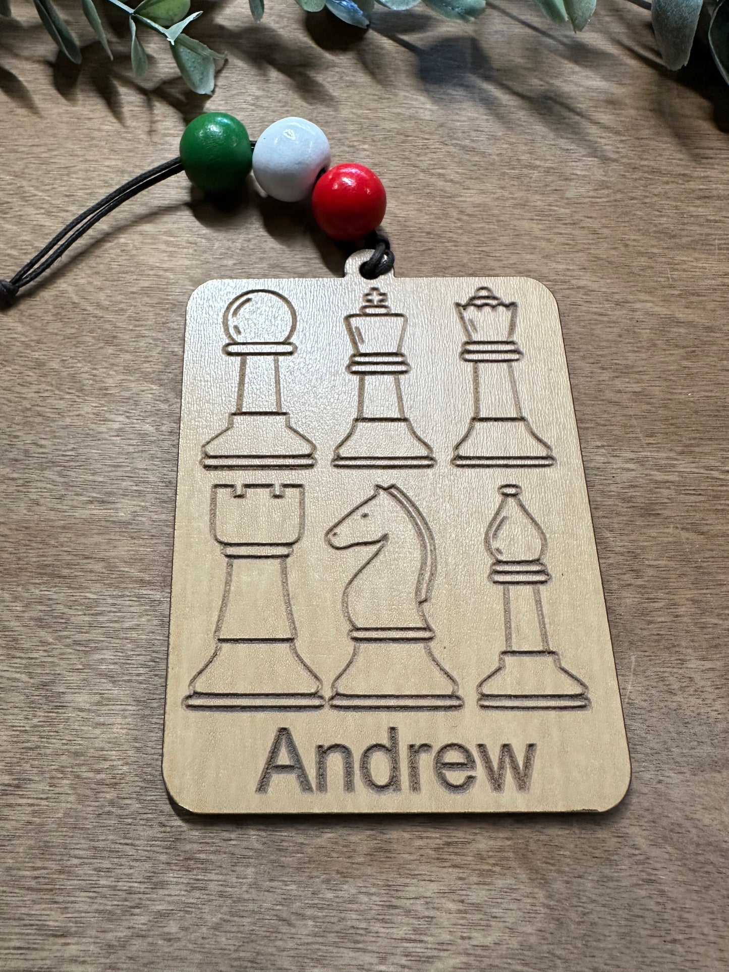 Chess Personalized Ornament