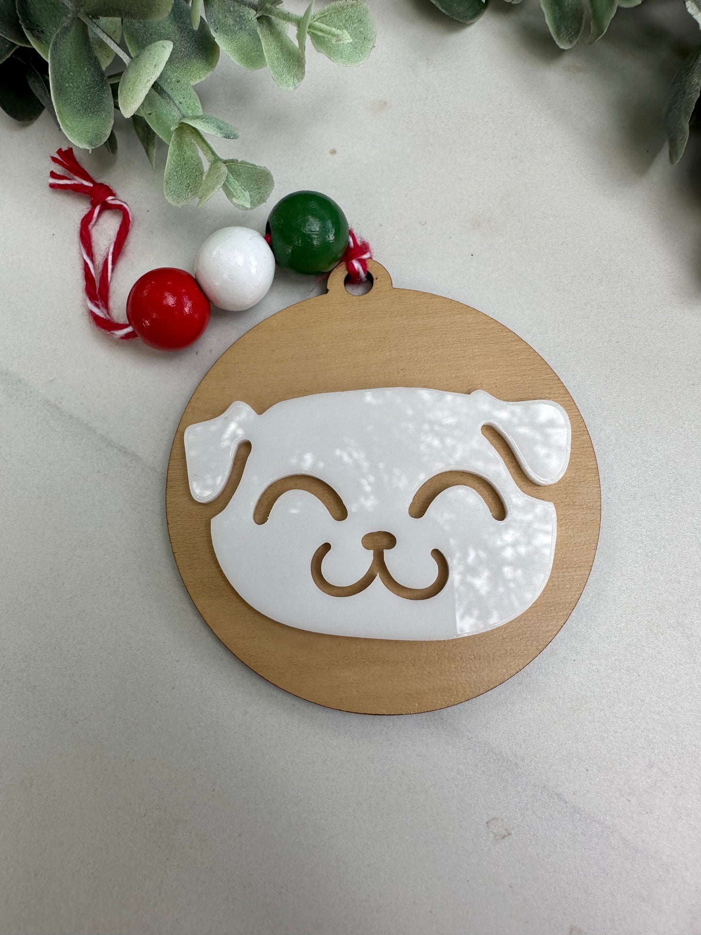 Dog Face Ornament