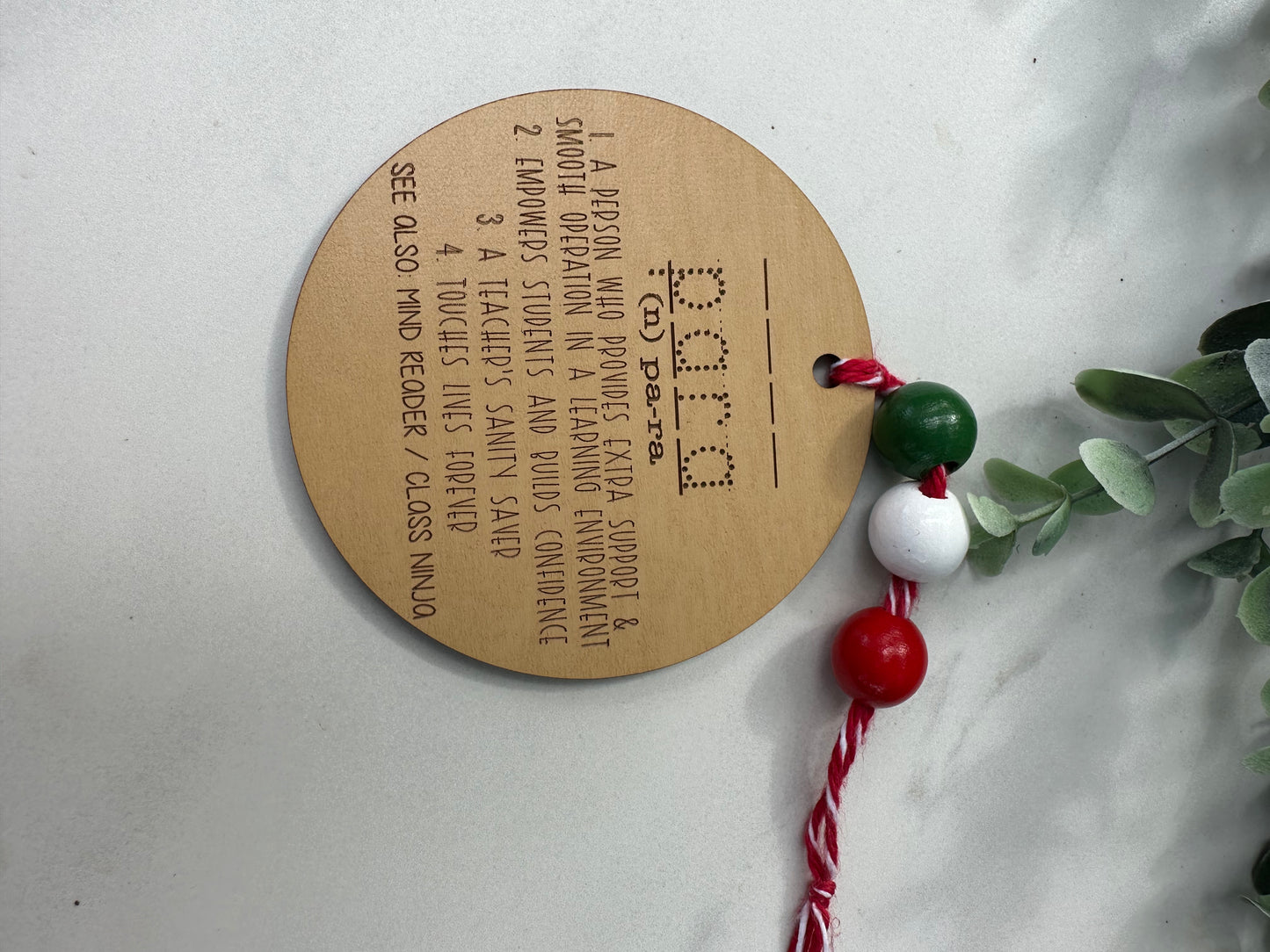 Job Definition Ornaments
