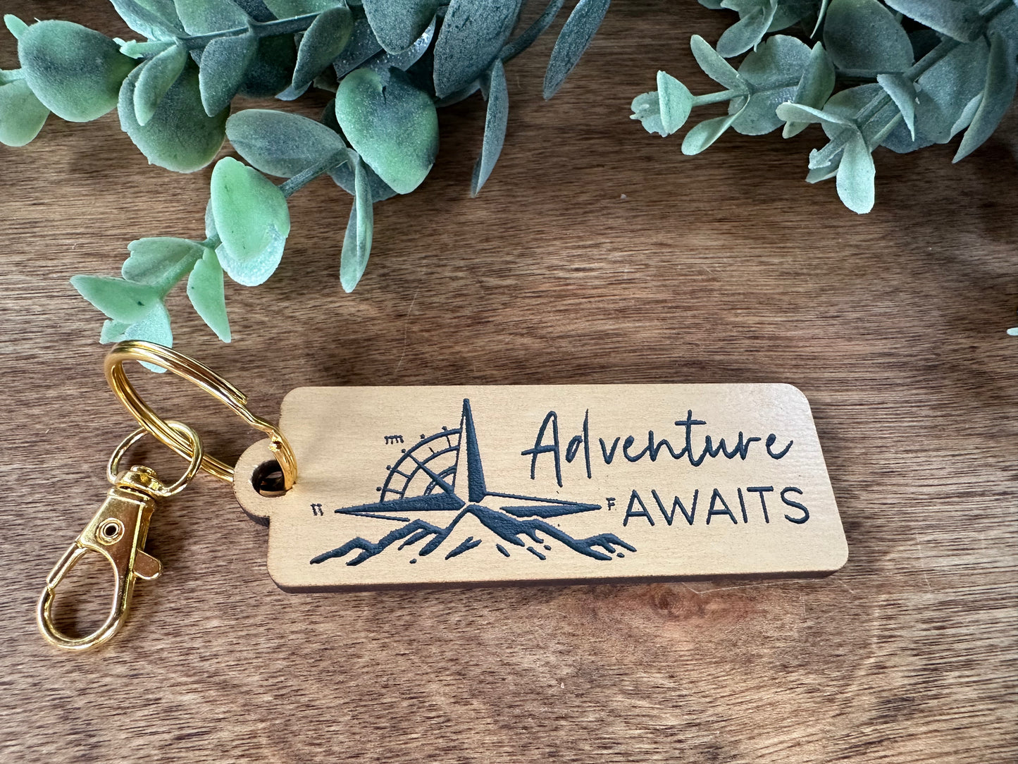 Adventure Awaits Keychain