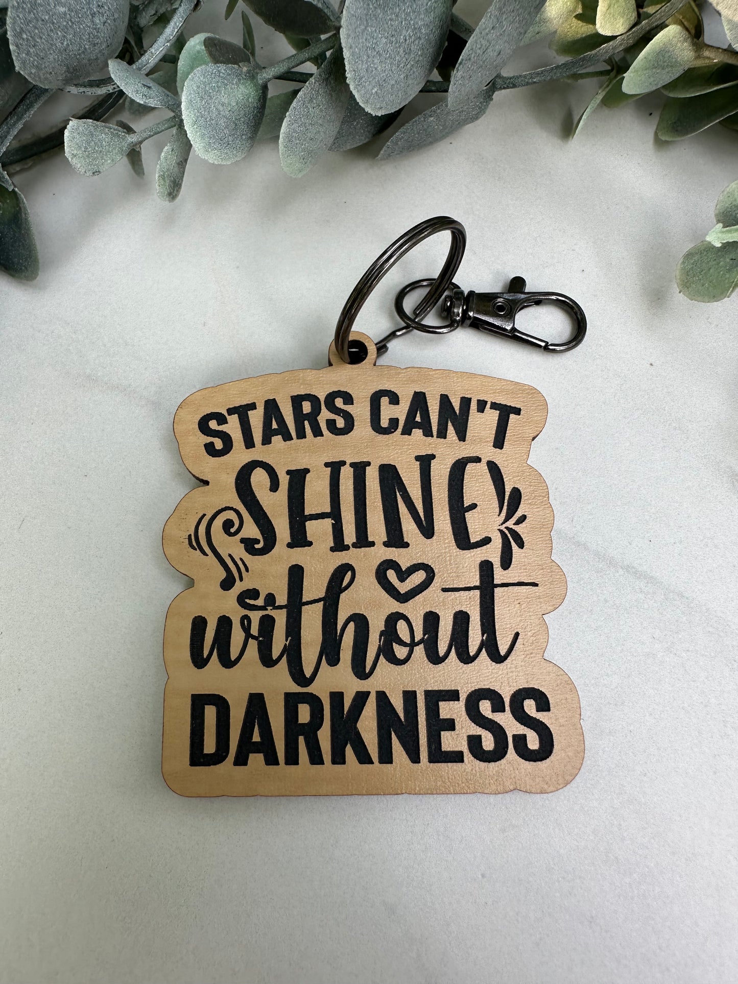 Stars Can’t Shine Keychain