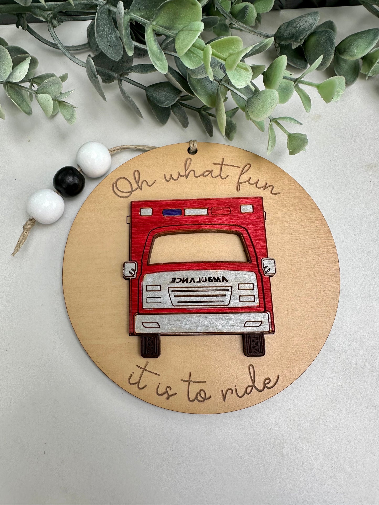 Oh! What Fun Vehicle Ornament