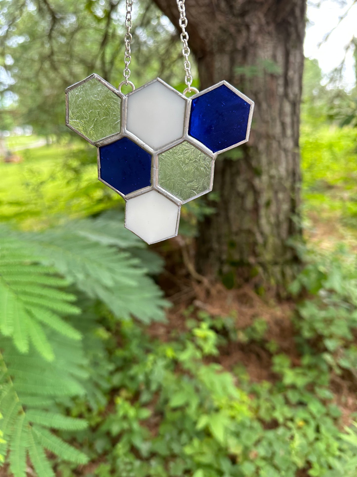 HONEYCOMB, stained glass