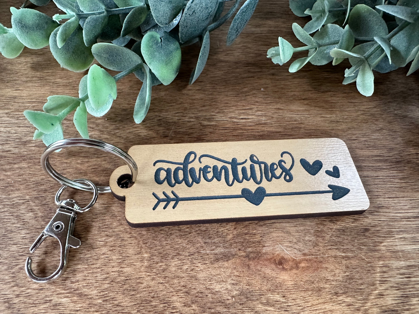 Adventures Arrow Keychain