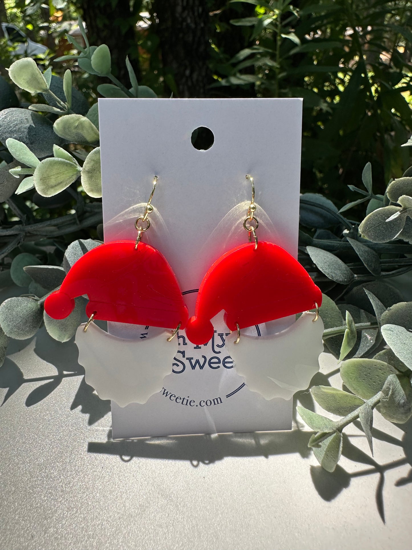 Santa in Hat Earrings