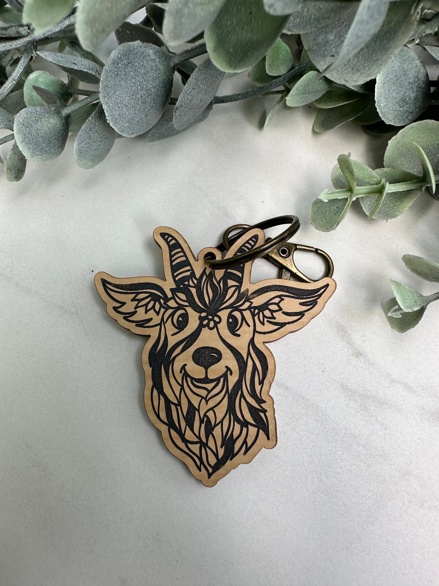 Goat Keychain