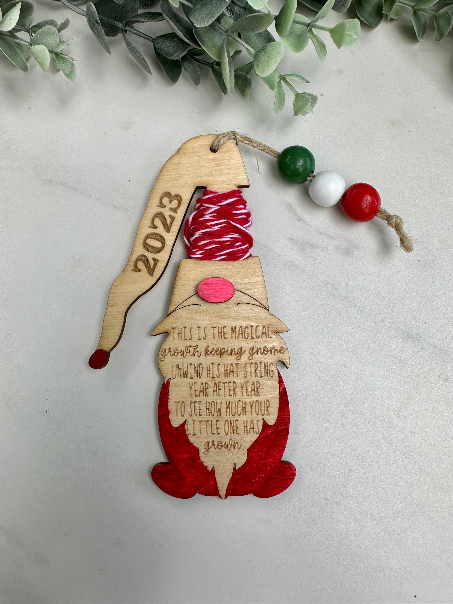 Gnome Growth Memory Ornament
