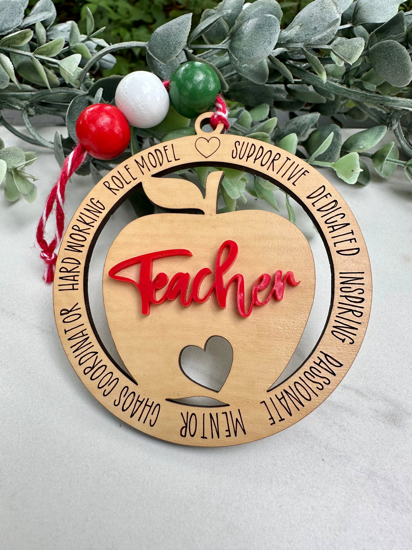 "Teacher" Ornament